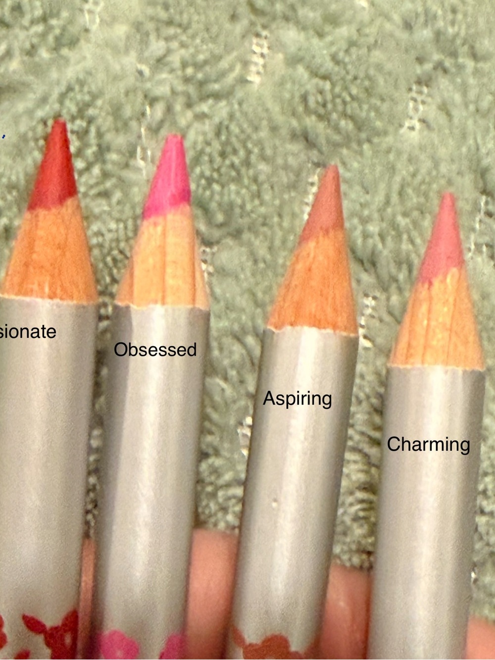 Stila Lip Liner Quad — Bright Pink, Hot Pink, Mauve, Coral Pink